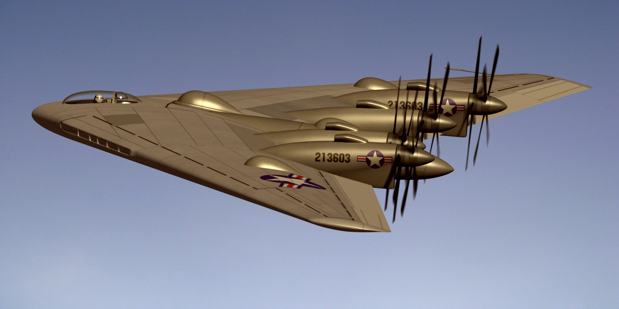 Northrop Xb 35 Volando The Huge, The Mighty, The Grounded The WW2