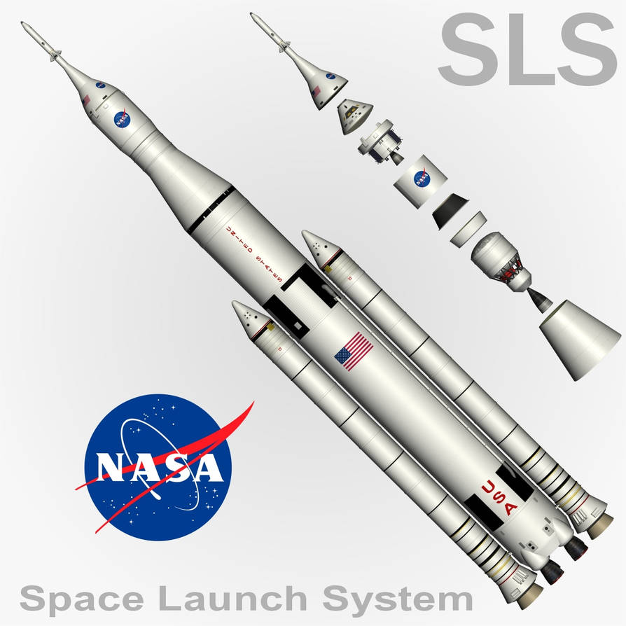 SLS Space Launch System by Emigepa on DeviantArt