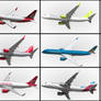 Aircrafts 3D models
