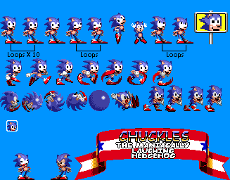 Teen Sonic in Sonic 1 Sprites by LuisToons12345 on DeviantArt