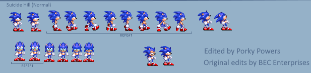 SONIC.EXE sprites for 3 minutes and 55 seconds 