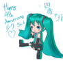 Happy 4th Anniversary Miku