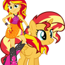 Sunset Shimmer and Sunset Shimmer