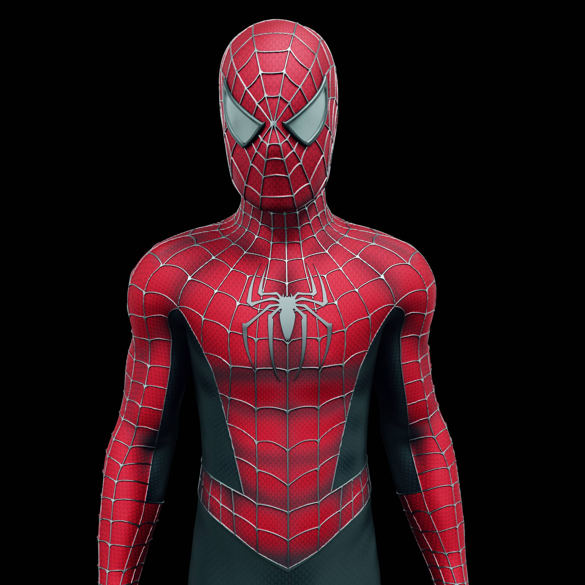 Tobey Maguire Spider-Man 3d Render