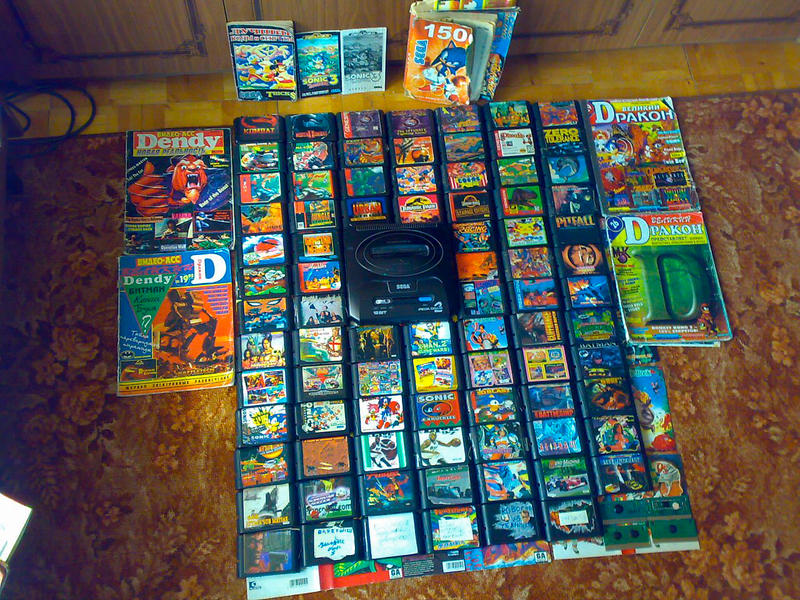 My old Megadrive collection