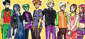 Request- teen titans- digimon