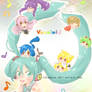 VOCALIOD: Miku with chibi friends