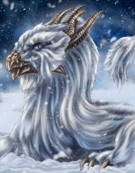 Snowy fur Dragon