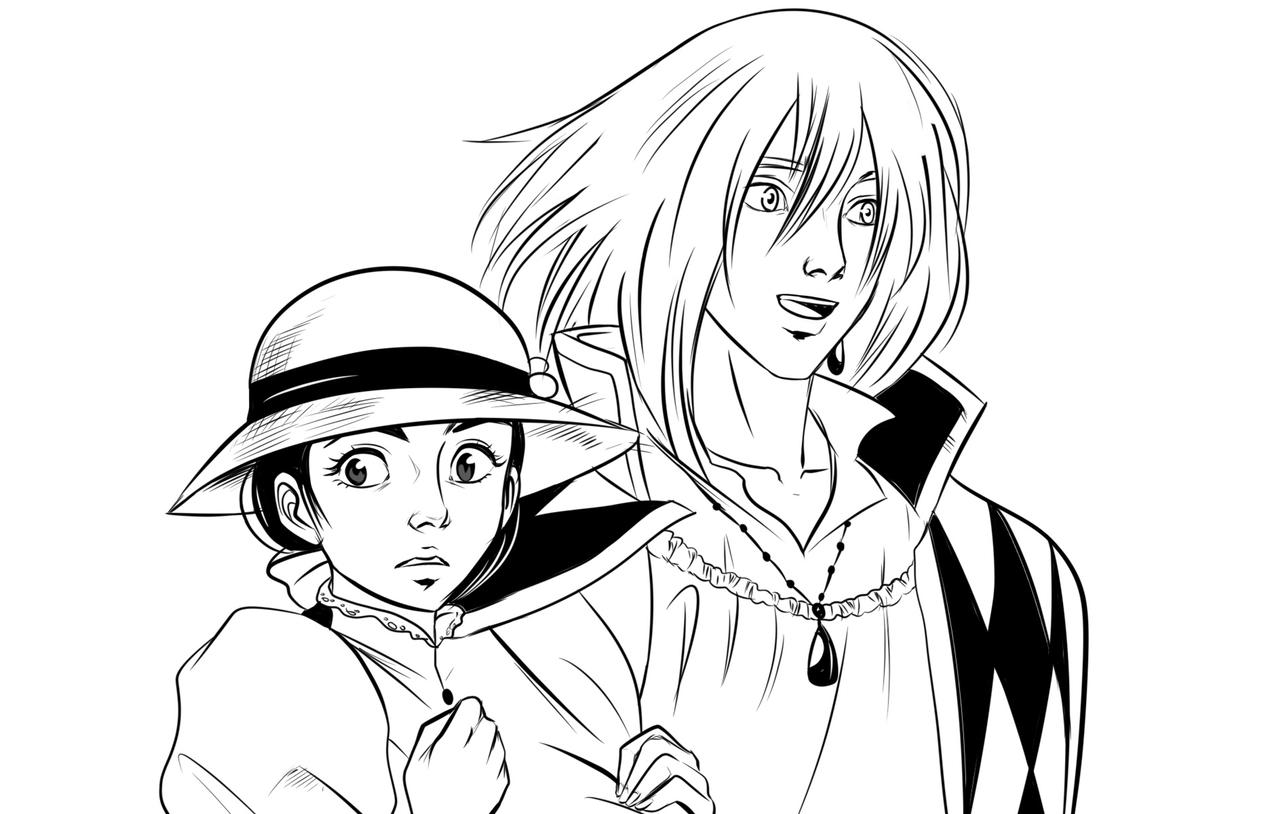 Howl's Moving Castle sketch by Xonniart on DeviantArt