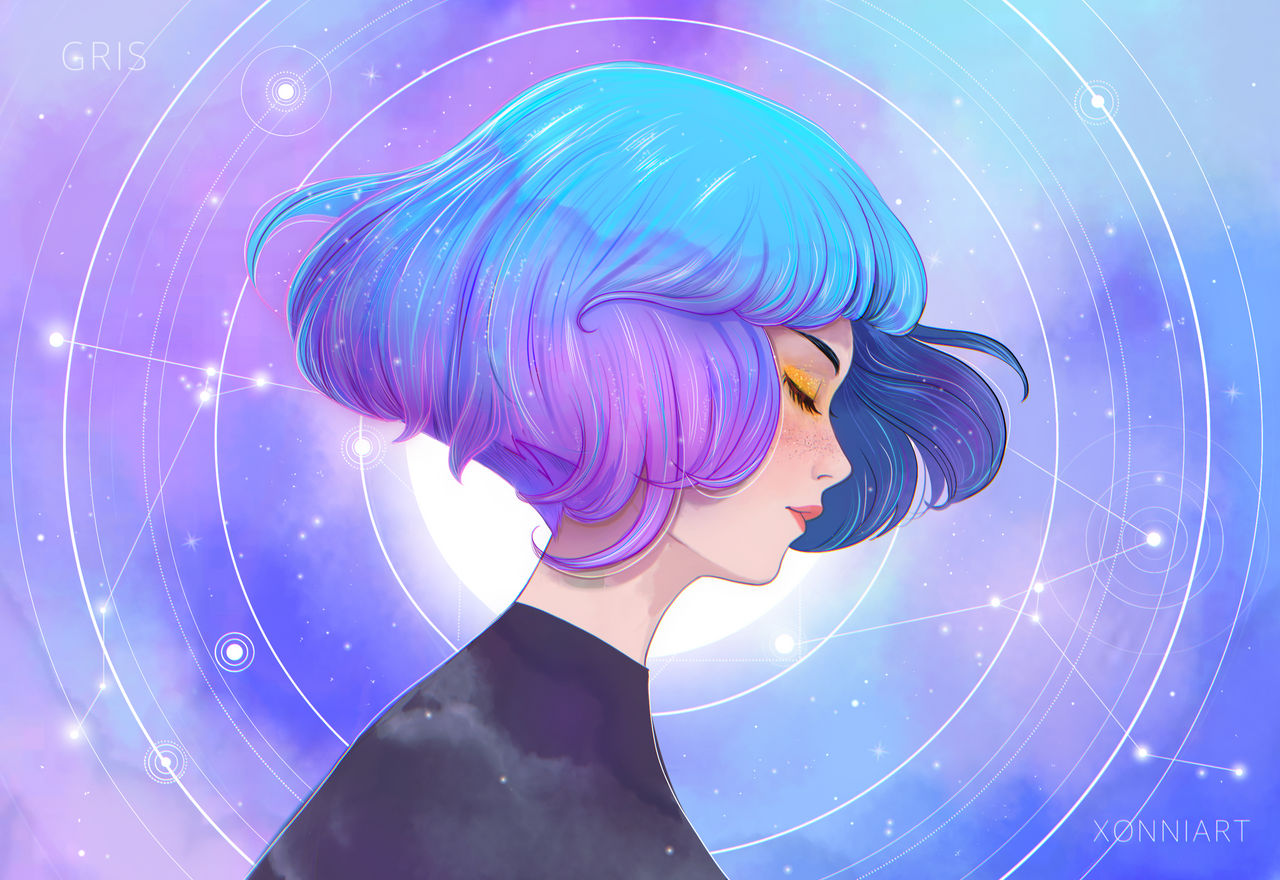 Gris game art by Xonniart on DeviantArt