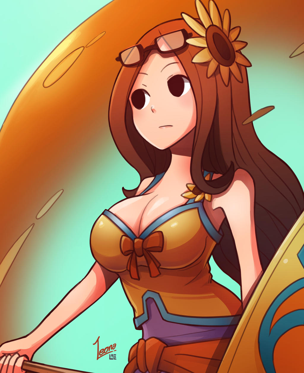 Leona pool party by LataeDelan