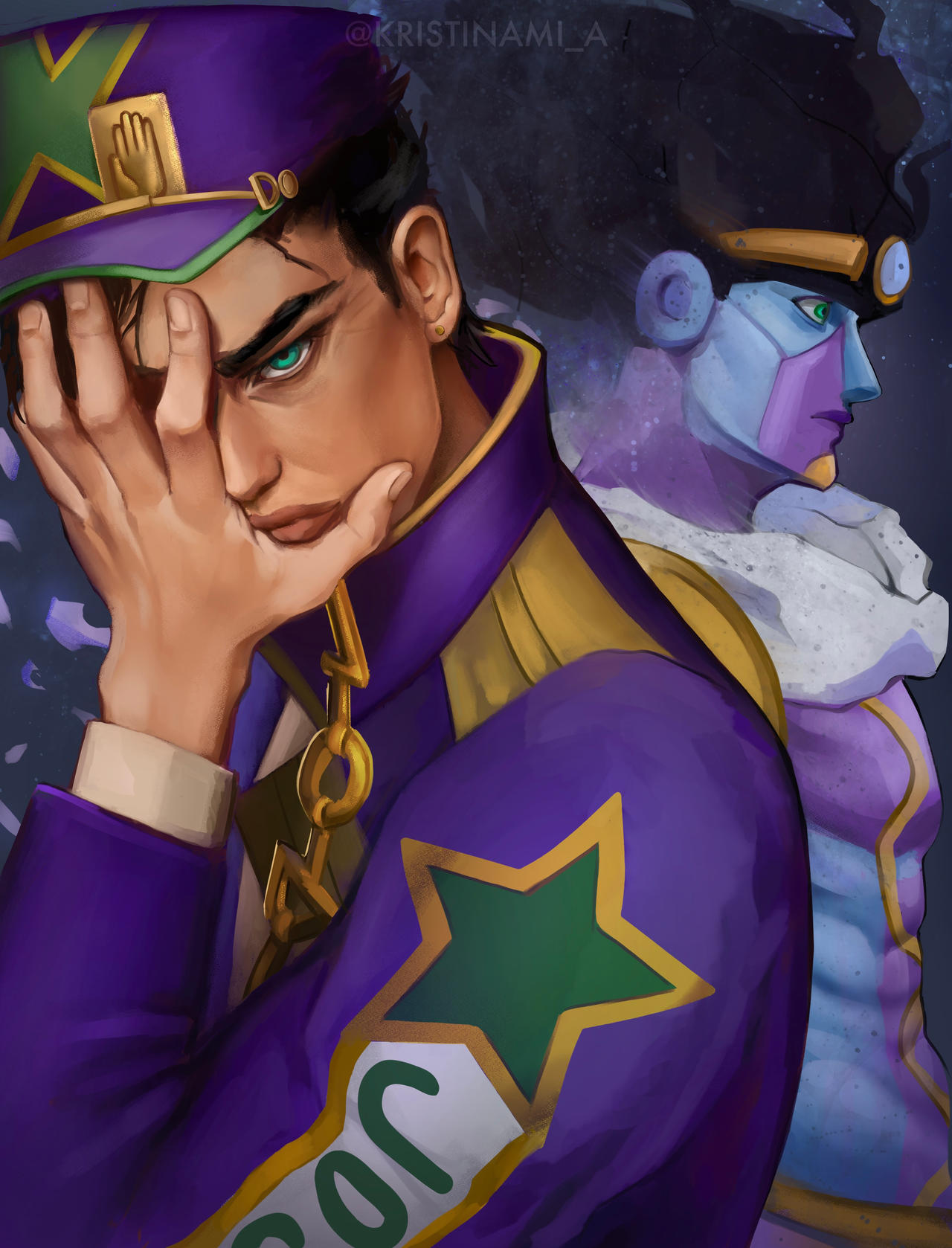 Jotaro part 6 by kristinamia on DeviantArt