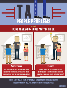 Tall People Problems Edition 1 Infographic