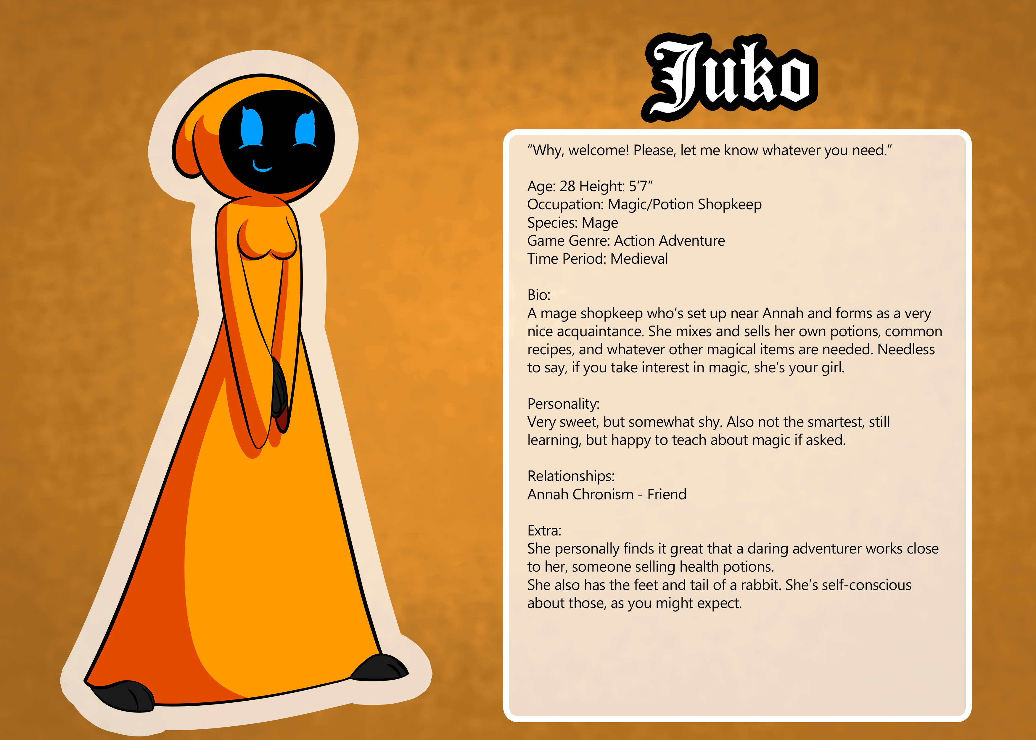 Juko - Character Profile