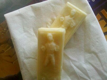 Han Solo in Carbonite White Chocolate