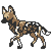 8bit African Wild Dog