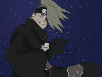 Deidara - Starry night