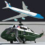 Boeing Air Force One and Marine One - 3D Models