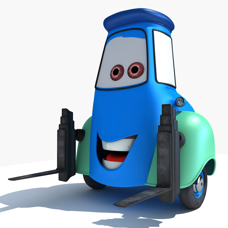 Cars 2 Movie - Guido - 3D Models by 3D-Horse on DeviantArt
