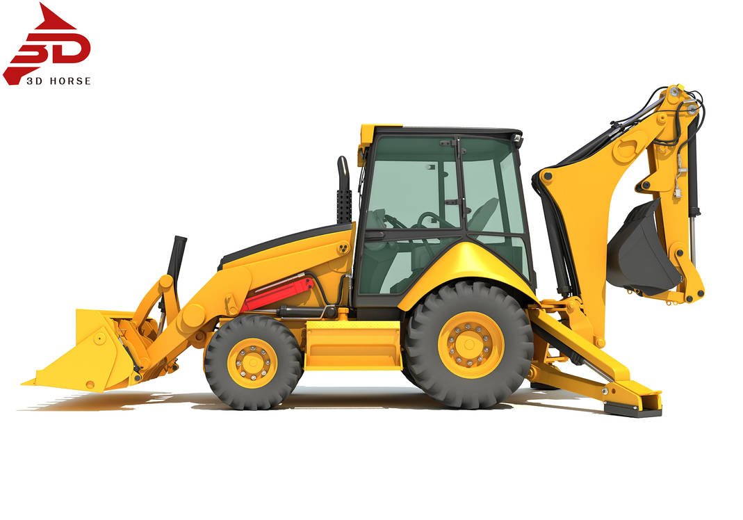 Case Backhoe Deviantart 3D Backhoe Loader by 3D-Horse on DeviantArt