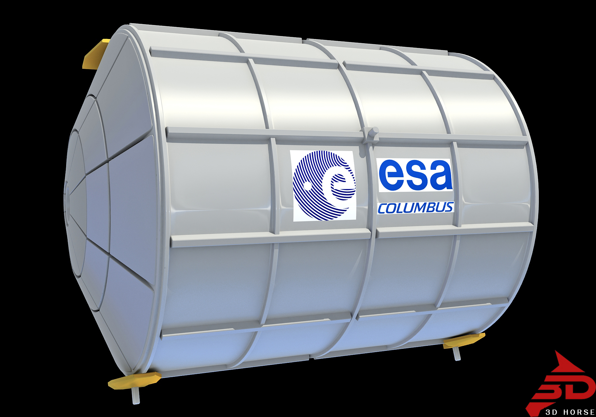 ISS Module Columbus 3D model by 3D-Horse on DeviantArt