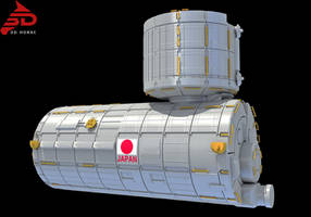 3D Japanese Experiment Module (JEM) Kibo