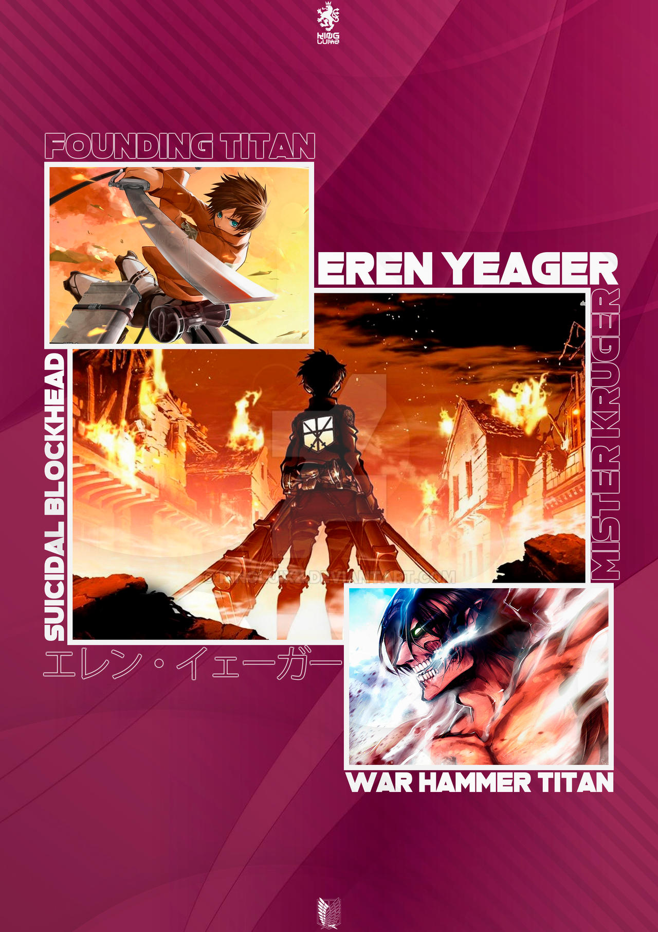 EREN YEAGER by KingLuixz on DeviantArt