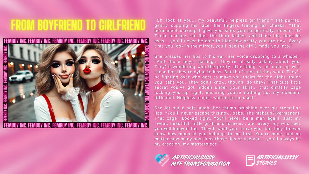 FemboyInc MTF From Boyfriend To Girlfriend By ArtificialSissy On femboyinc-mtf-from-boyfriend-to-girlfriend-by-artificialsissy-on