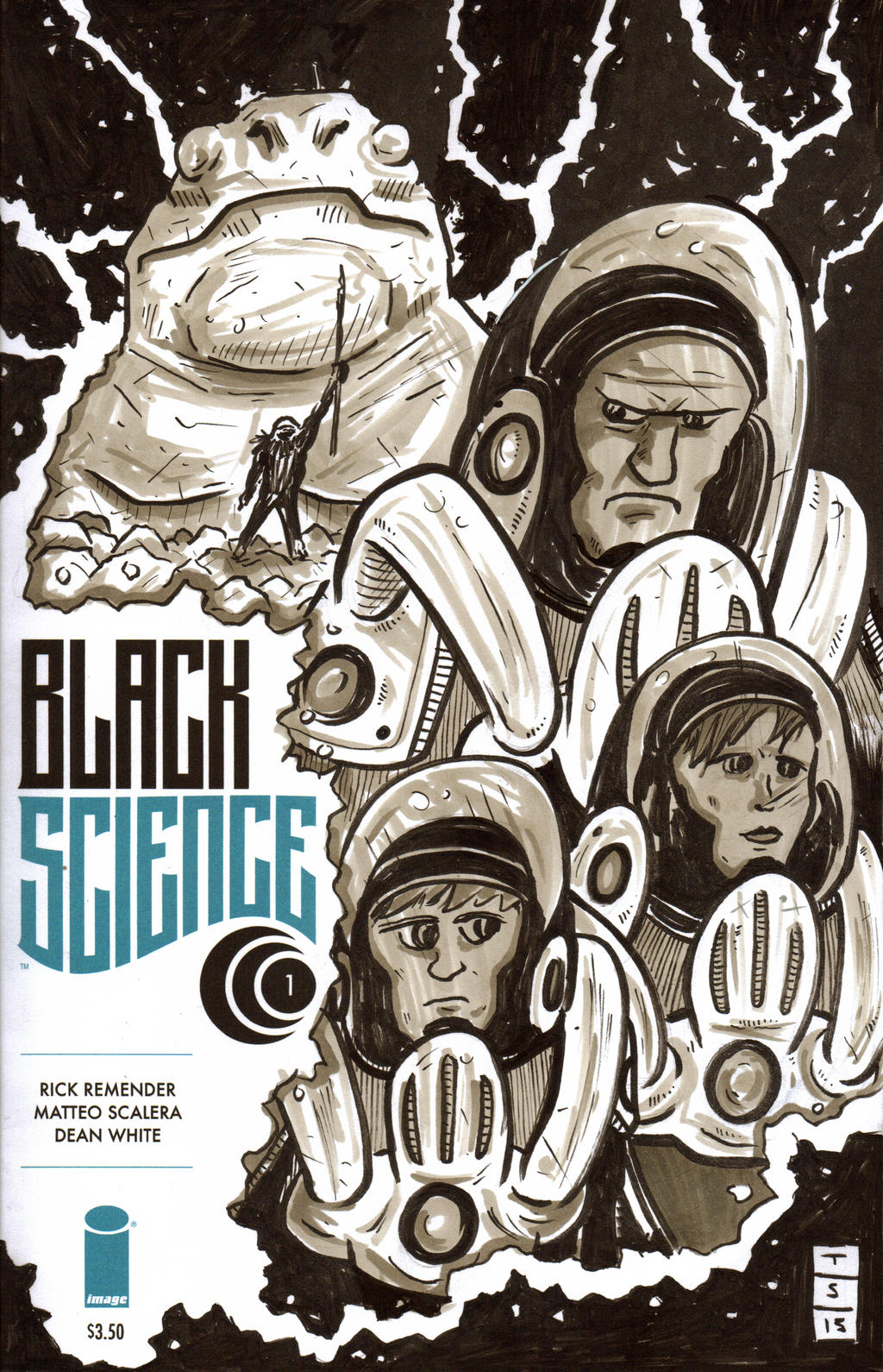 Black Science Sketch Cover