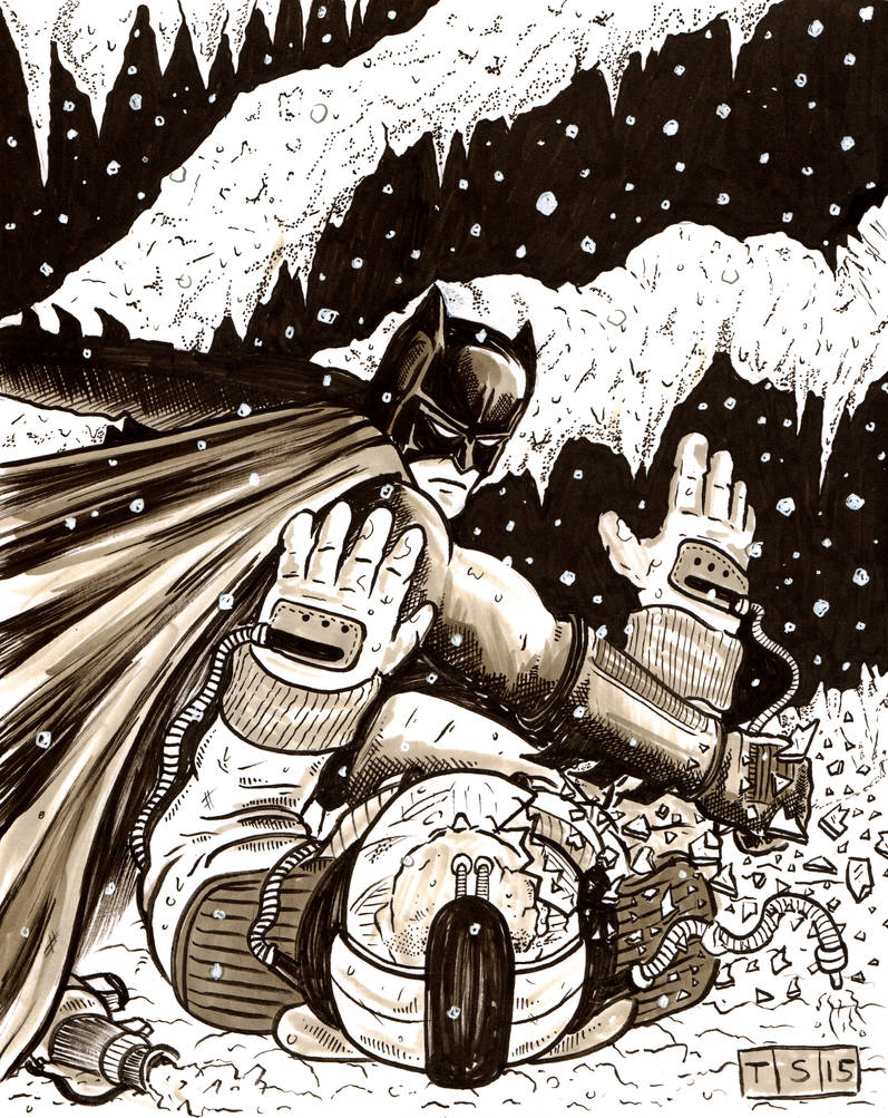 Coldest Batman Batman Cold Clocking Mr Freeze by sedani on DeviantArt