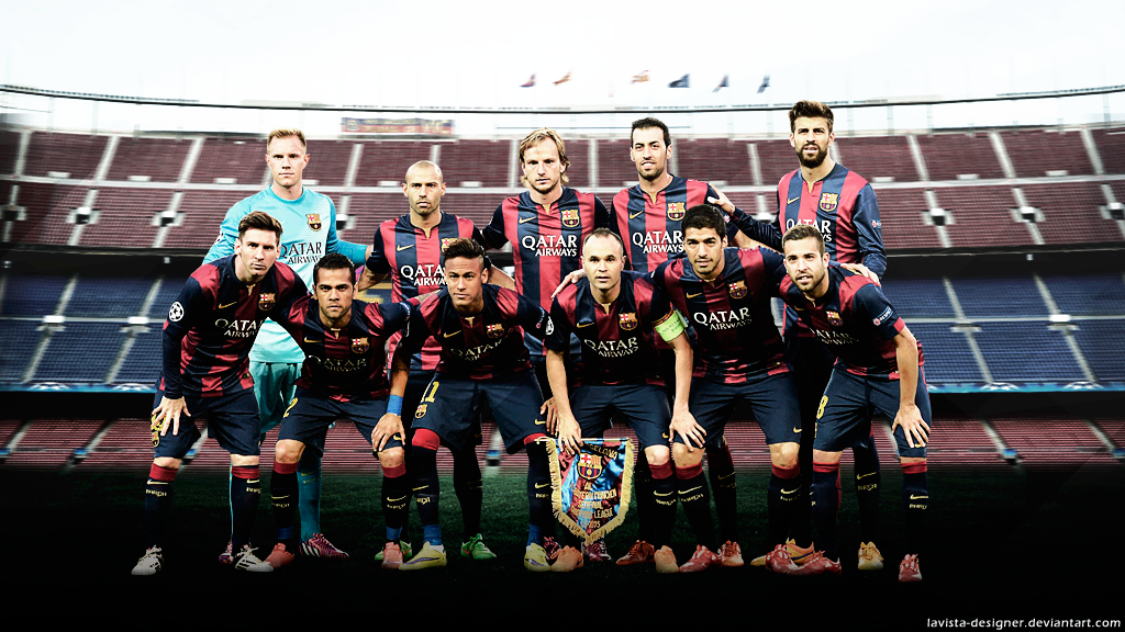 Fc Barcelona 15 Wallpaper Team By Lavista Designer On Deviantart Fc Barcelona 15 Wallpaper Team By Lavista Designer On Deviantart
