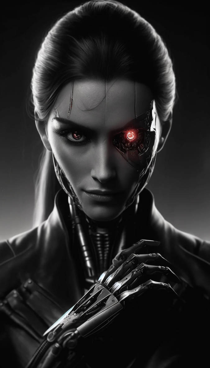 Female Terminator 02 by Dharquen on DeviantArt