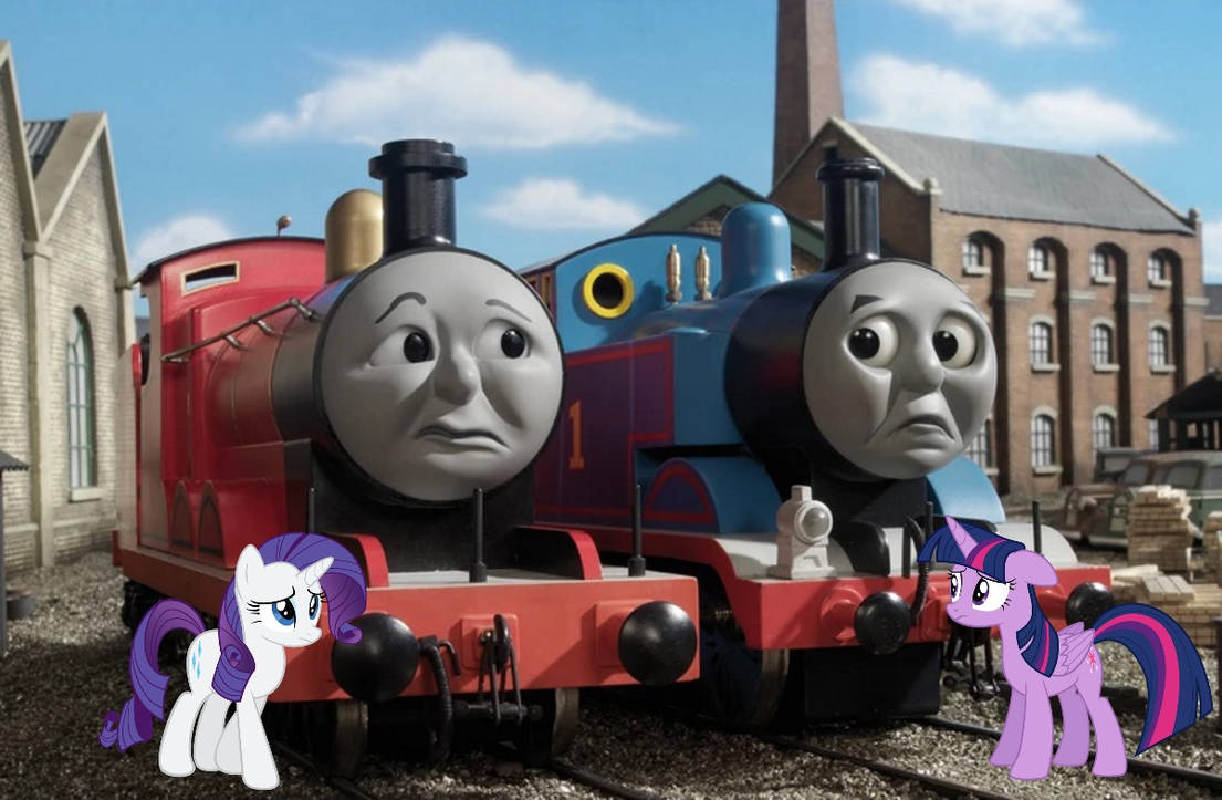 James Rarity Thomas Apologizing to James and Rarity by ThomasTenCents34526 on DeviantArt