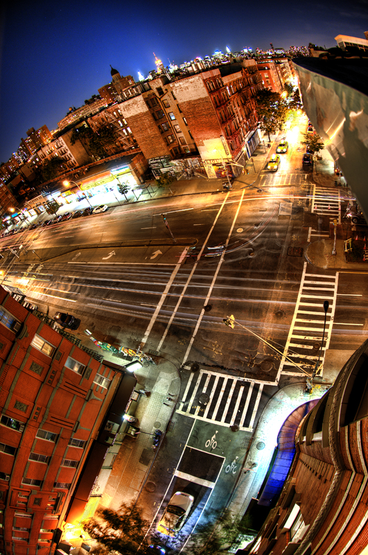 my camera over the city