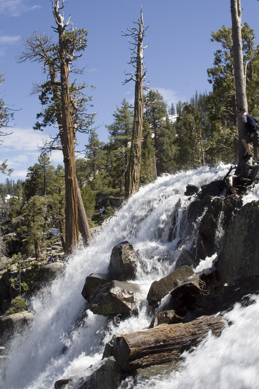 Emerald Bay waterfall