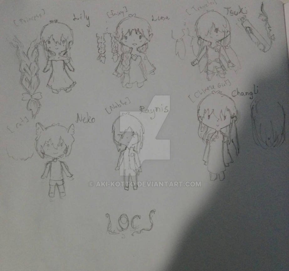 Chibi List Oc list Chibi ver. by Aki-Kotto on DeviantArt