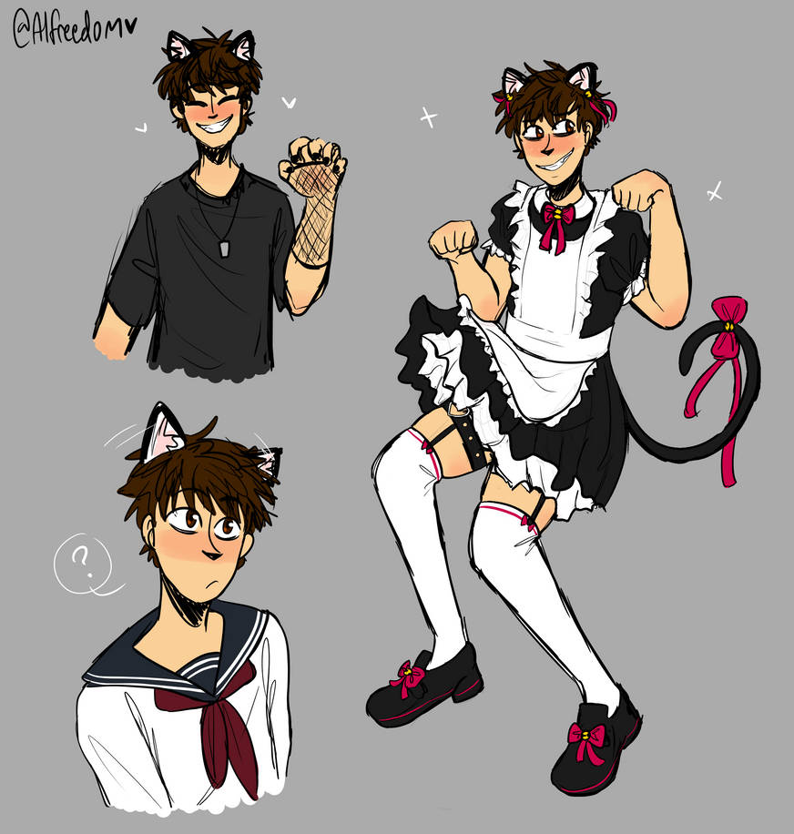 (Sketch) CATBOY SUPREMACY!!! by Alfreedomm on DeviantArt