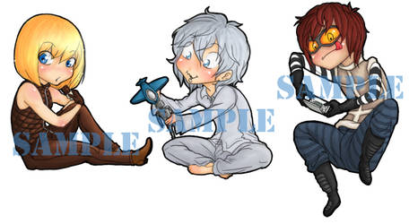 death note chibis set two