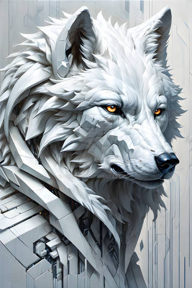 Ethereal White Wolf