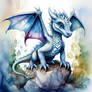Majestic Blue Dragon