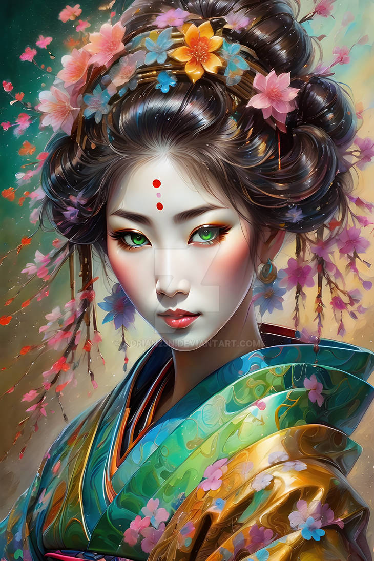 Unveiling the Geisha's Beauty by Adrian23N on DeviantArt