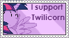 I support Twilicorn - Stamp by Ponytail-Dash
