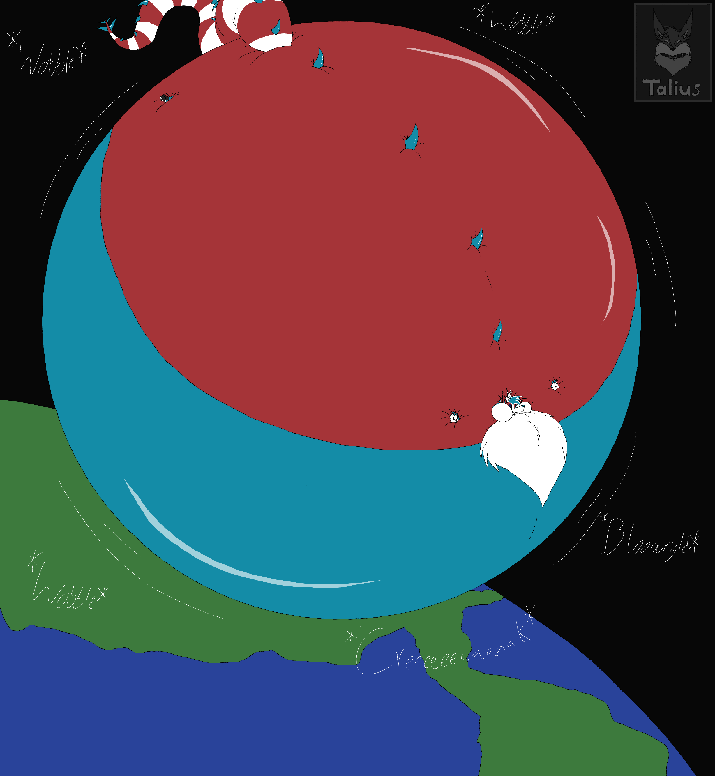 Birthday Planetary Kaiju Balloon