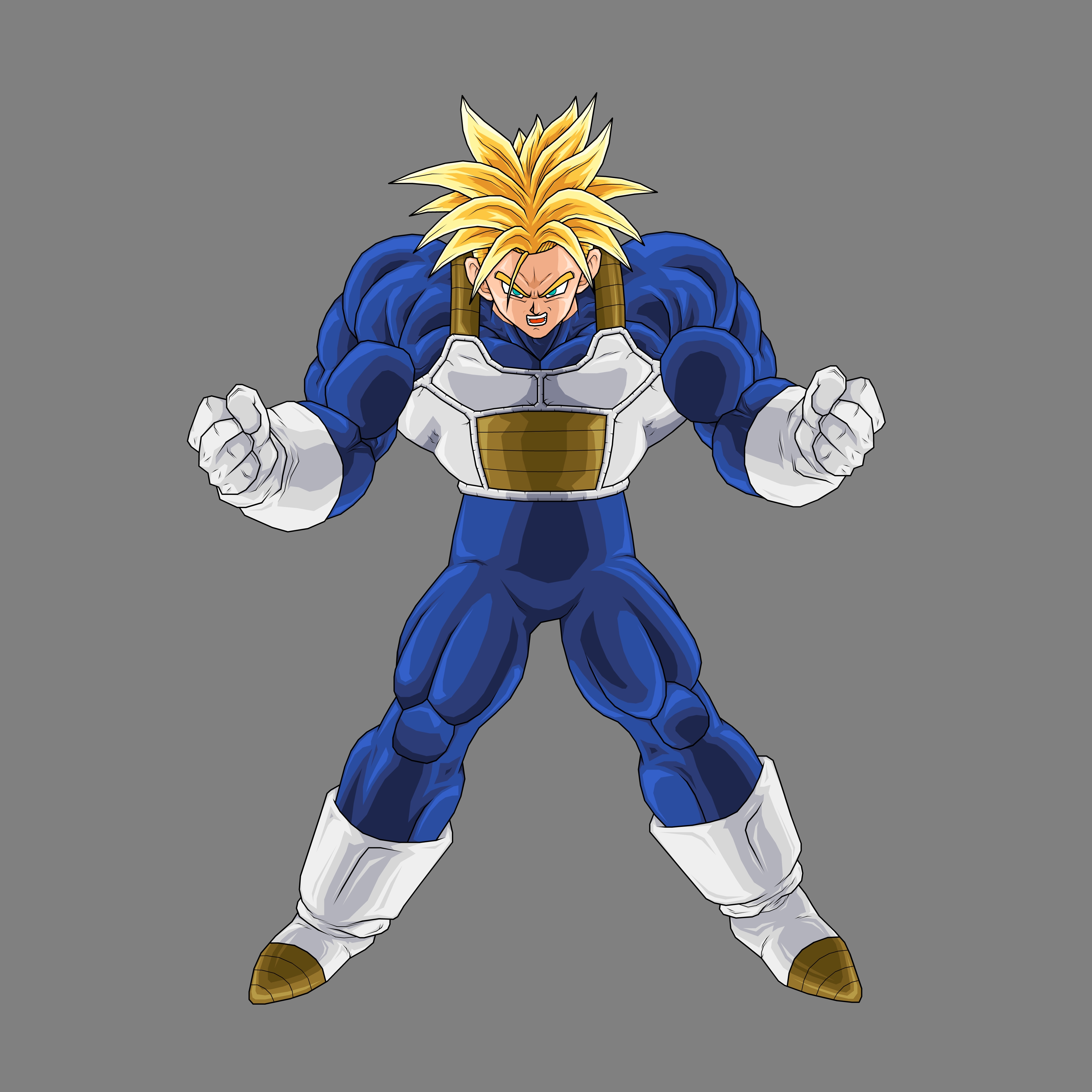 Trunks SSJ2 by hsvhrt on deviantART  Anime dragon ball, Dragon ball z,  Dragon ball art