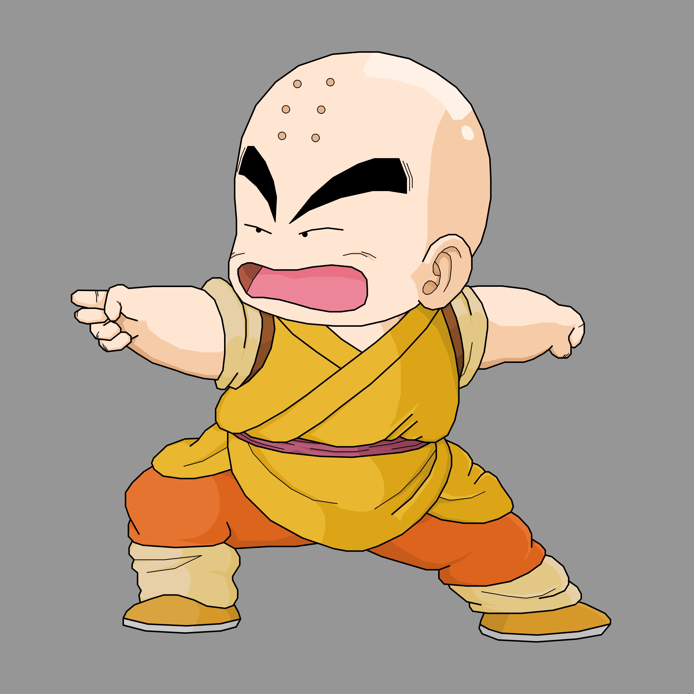 Krillin kienzan / Gfx , roblox #5 by TonkKs on DeviantArt