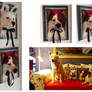 Gordon and Lumos - Needle Felted Portraits