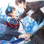 Ao no exorcist - bro fight