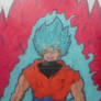 Drawing Vegeto Super Saiyan Blue Kaioken