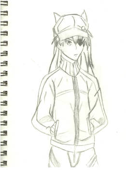 Asuka Langley Shikinami Pencil Sketch