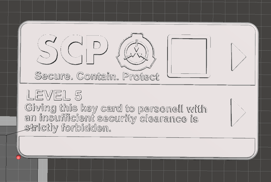 SCP Foundation Level 5 key card by the-X-39-or-TAMT145 on DeviantArt